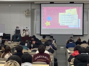 Farewell Presentations by Professors Santos and Noboriyama at Peace Hour